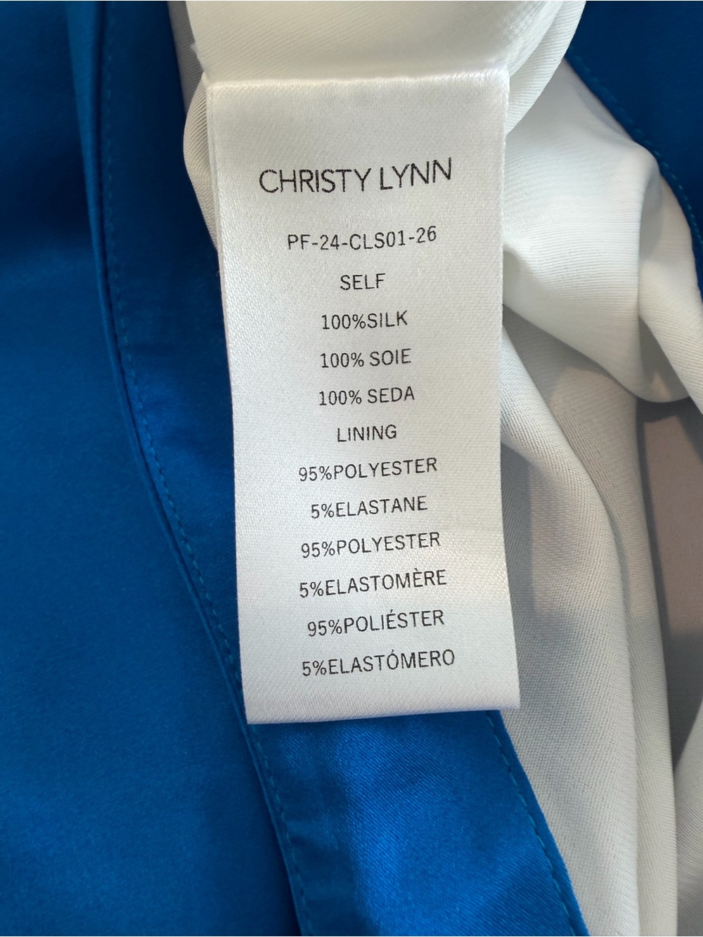 Christy Lynn Josie Skirt Blue Dip Dye - Picture 8 of 11